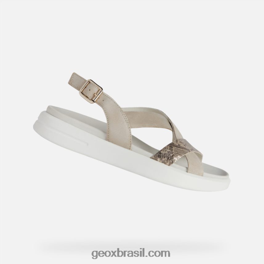 xand 2s mulher taupe claro/pele Geox 28TF8X560