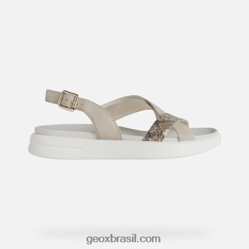 xand 2s mulher taupe claro/pele Geox 28TF8X560