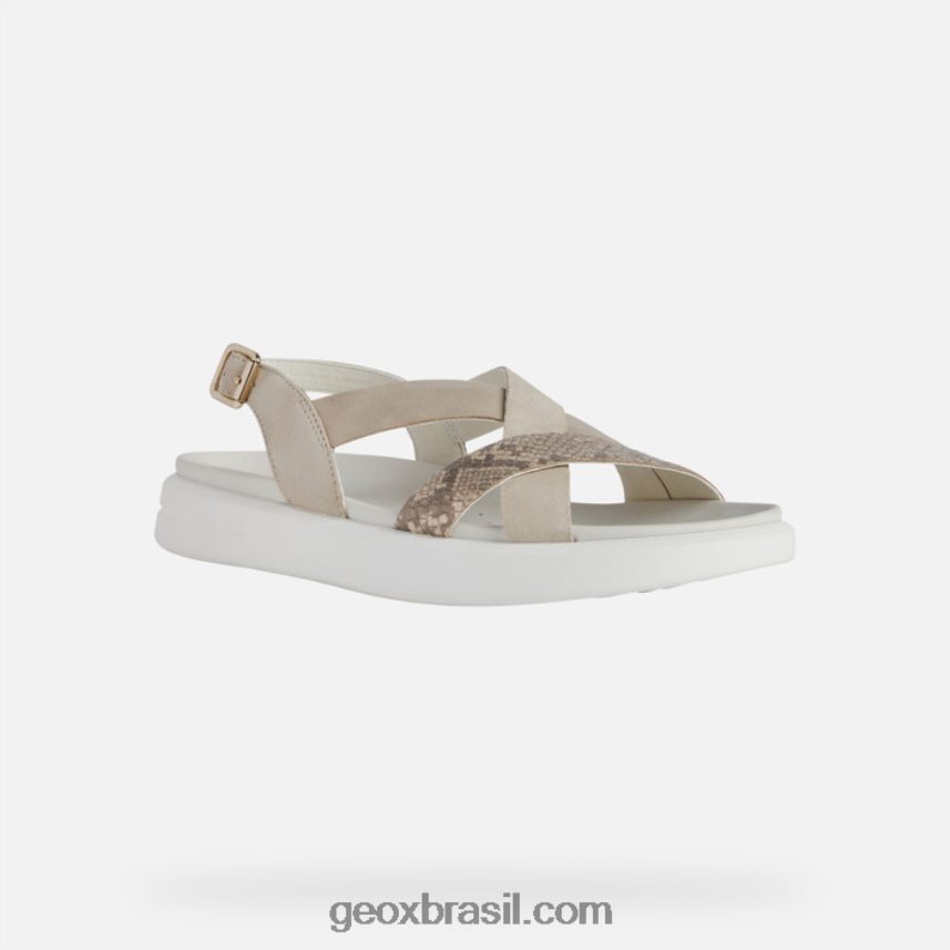 xand 2s mulher taupe claro/pele Geox 28TF8X560