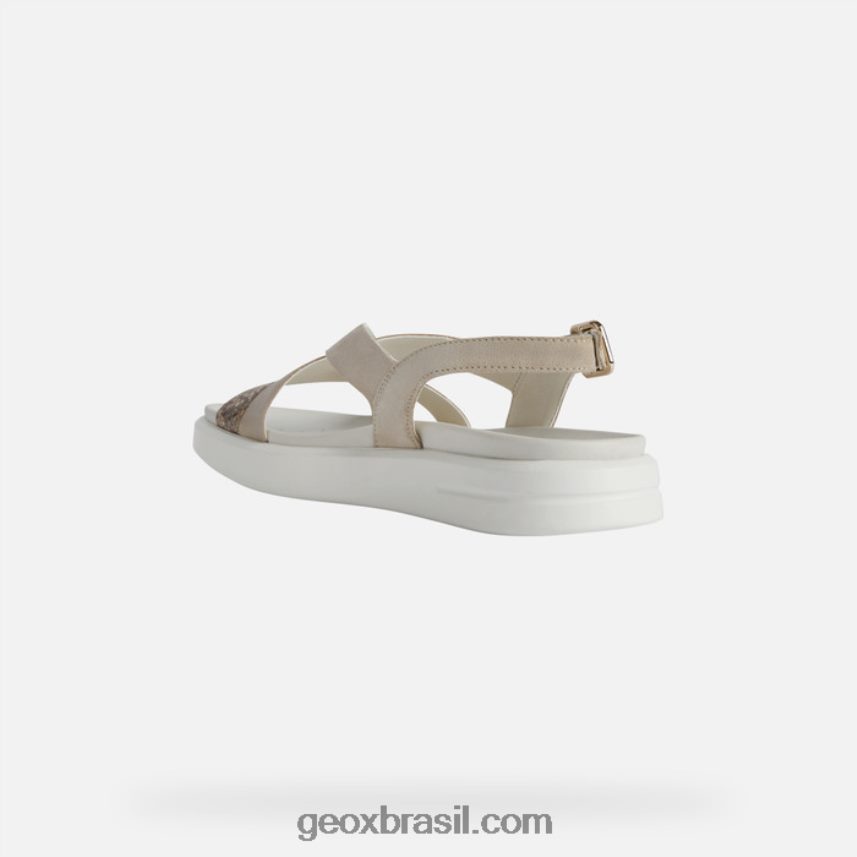 xand 2s mulher taupe claro/pele Geox 28TF8X560
