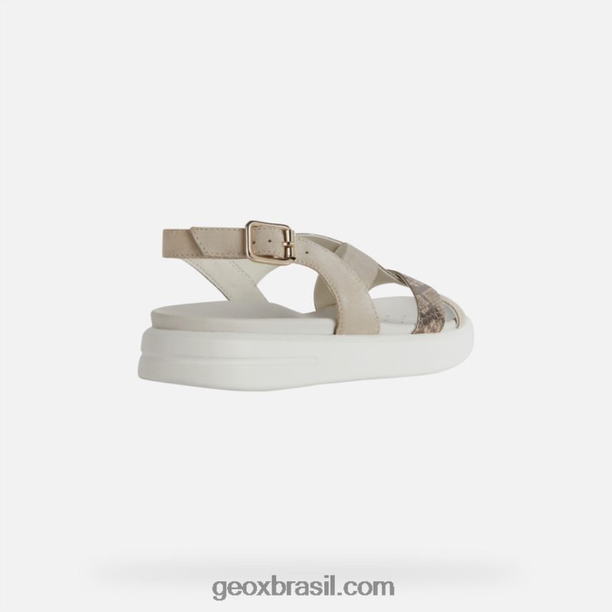 xand 2s mulher taupe claro/pele Geox 28TF8X560