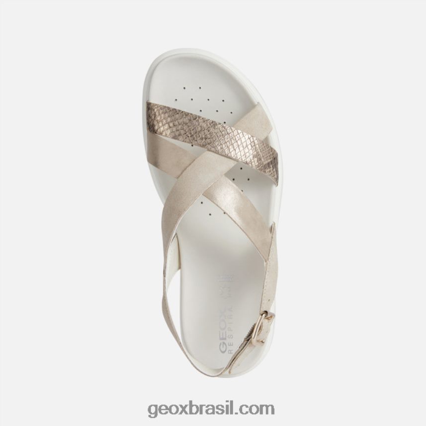 xand 2s mulher taupe claro/pele Geox 28TF8X560