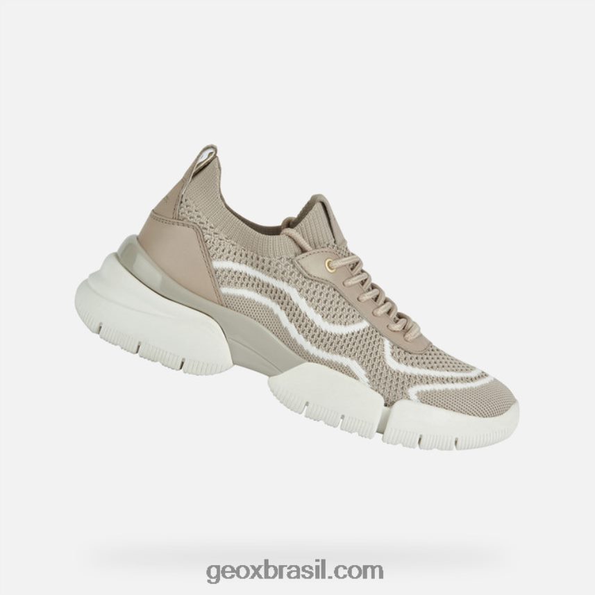 adaptador com mulher taupe claro Geox 28TF8X79