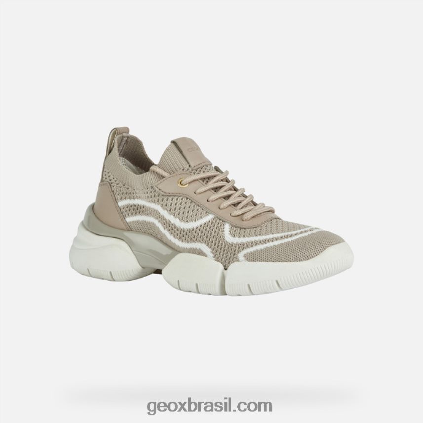 adaptador com mulher taupe claro Geox 28TF8X79