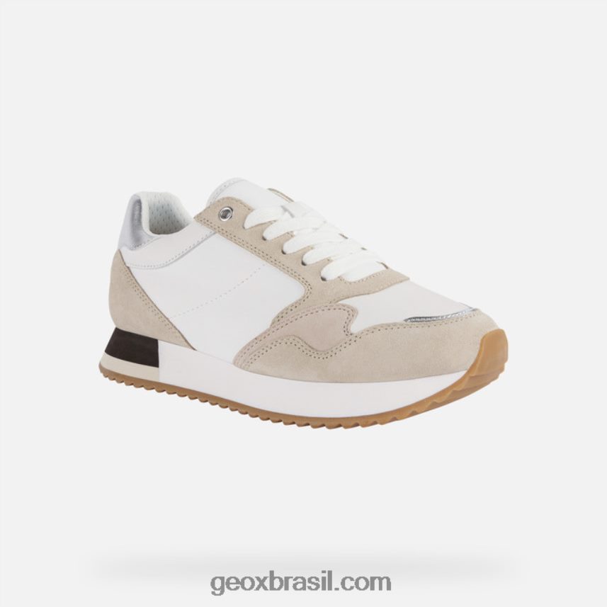 doralea mulher branco/lt taupe Geox 28TF8X250