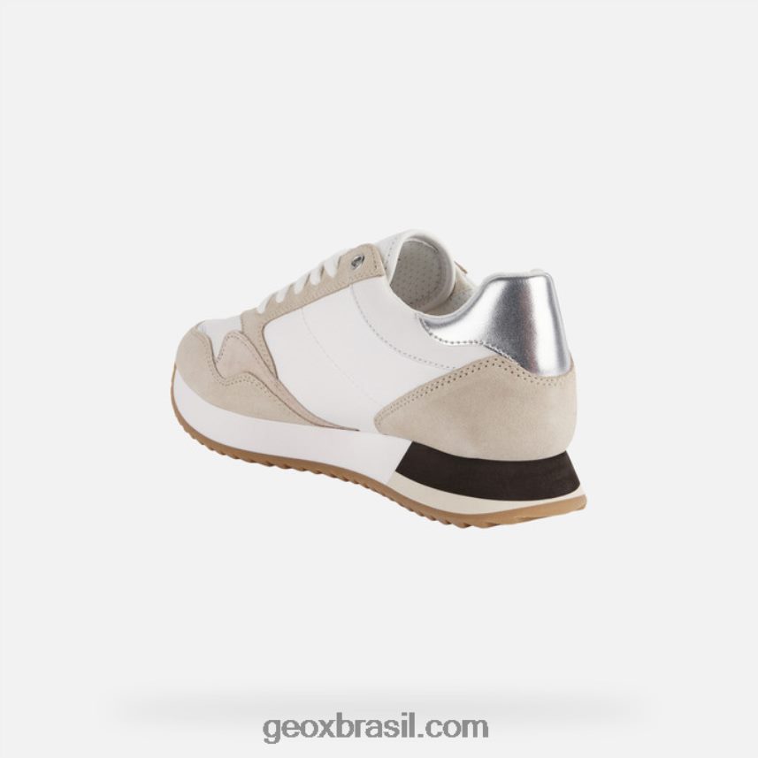 doralea mulher branco/lt taupe Geox 28TF8X250