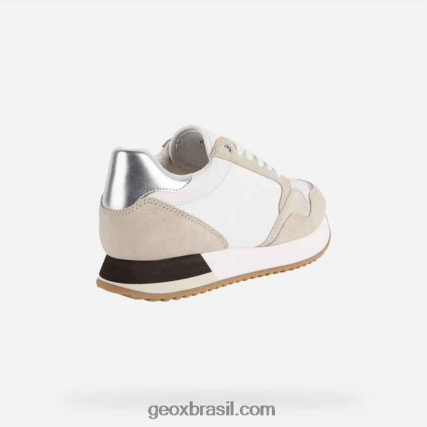 doralea mulher branco/lt taupe Geox 28TF8X250