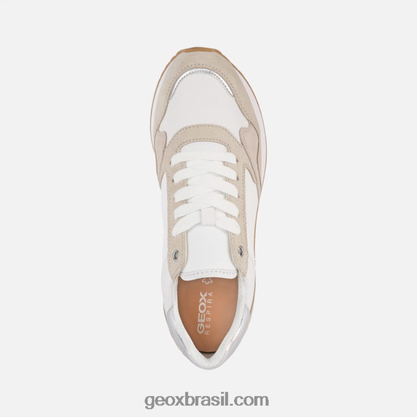 doralea mulher branco/lt taupe Geox 28TF8X250