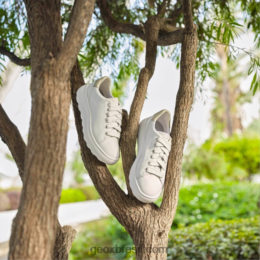 esférica ec4.1 mulher ouro Branco Geox 28TF8X1693