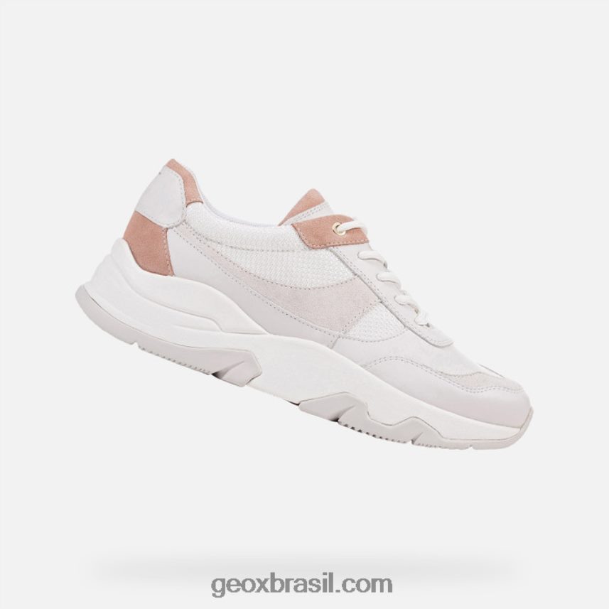 mulher Kristene branco/rosa escuro Geox 28TF8X416