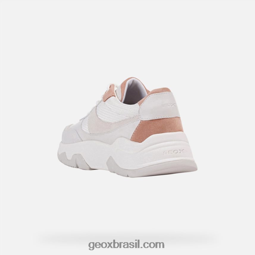 mulher Kristene branco/rosa escuro Geox 28TF8X416