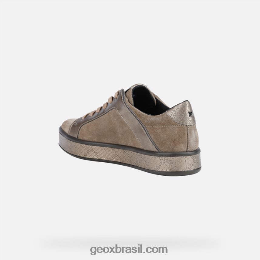 mulher Leelu' bege escuro Geox 28TF8X603
