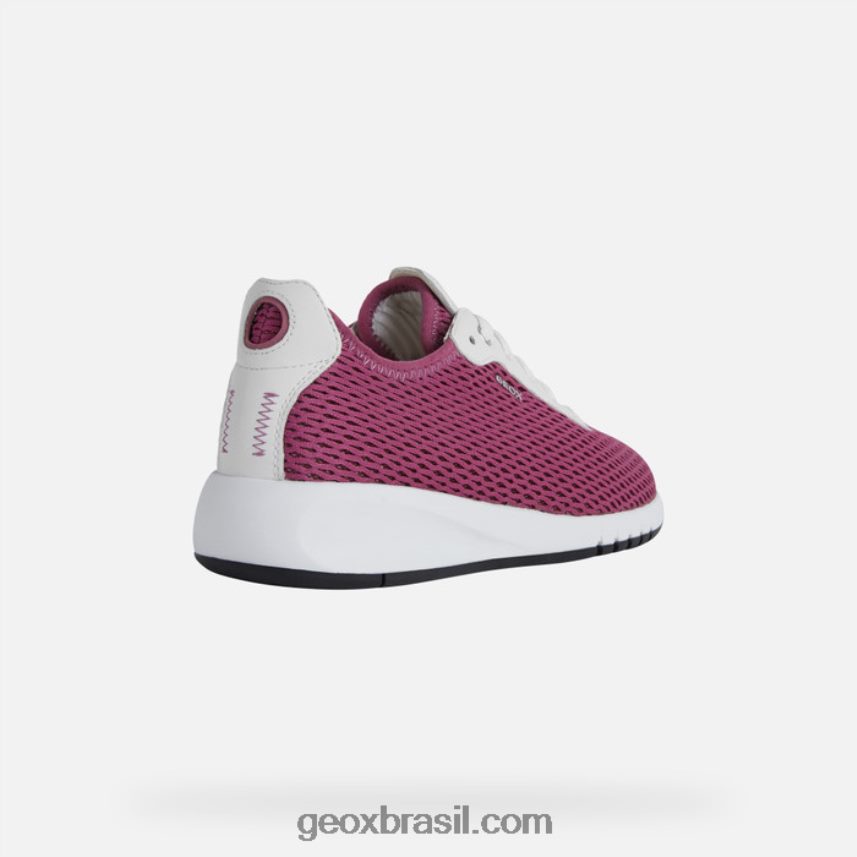 mulher aerantis fúcsia/branco Geox 28TF8X335