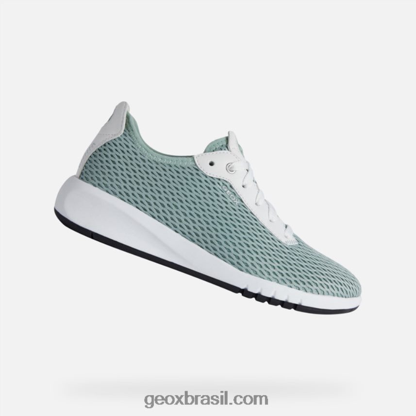 mulher aerantis menta/branco Geox 28TF8X336