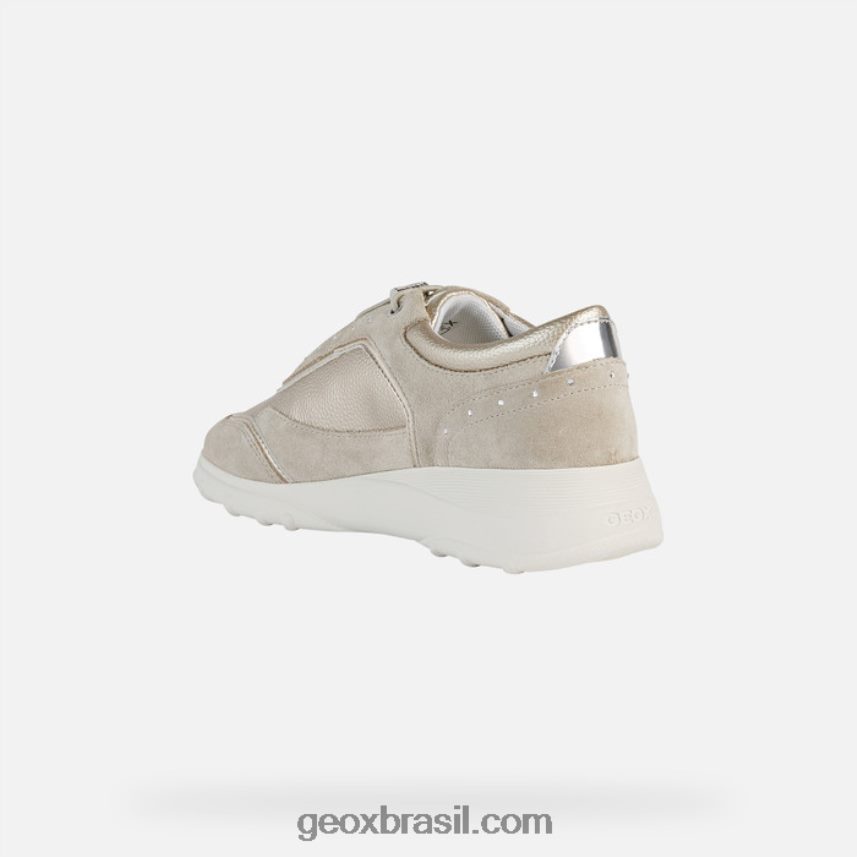mulher alleniee ouro claro/taupe claro Geox 28TF8X518
