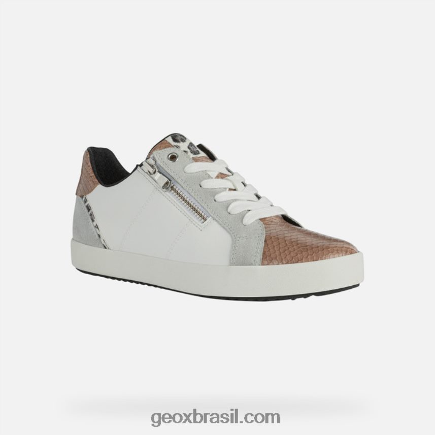 mulher blomiee branco/cinza claro Geox 28TF8X451