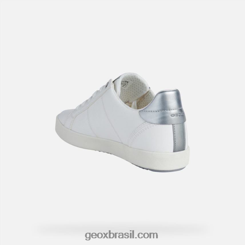 mulher blomiee prata branca Geox 28TF8X493