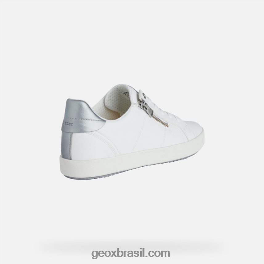 mulher blomiee prata branca Geox 28TF8X493