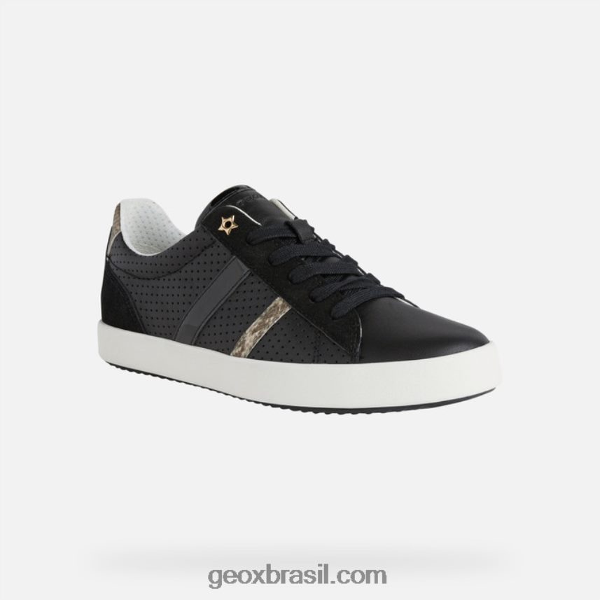 mulher blomiee preto Geox 28TF8X474