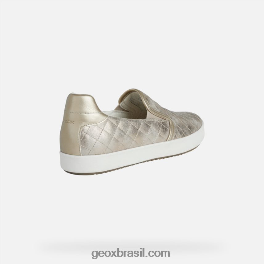 mulher blomiee taupe claro/ouro claro Geox 28TF8X562