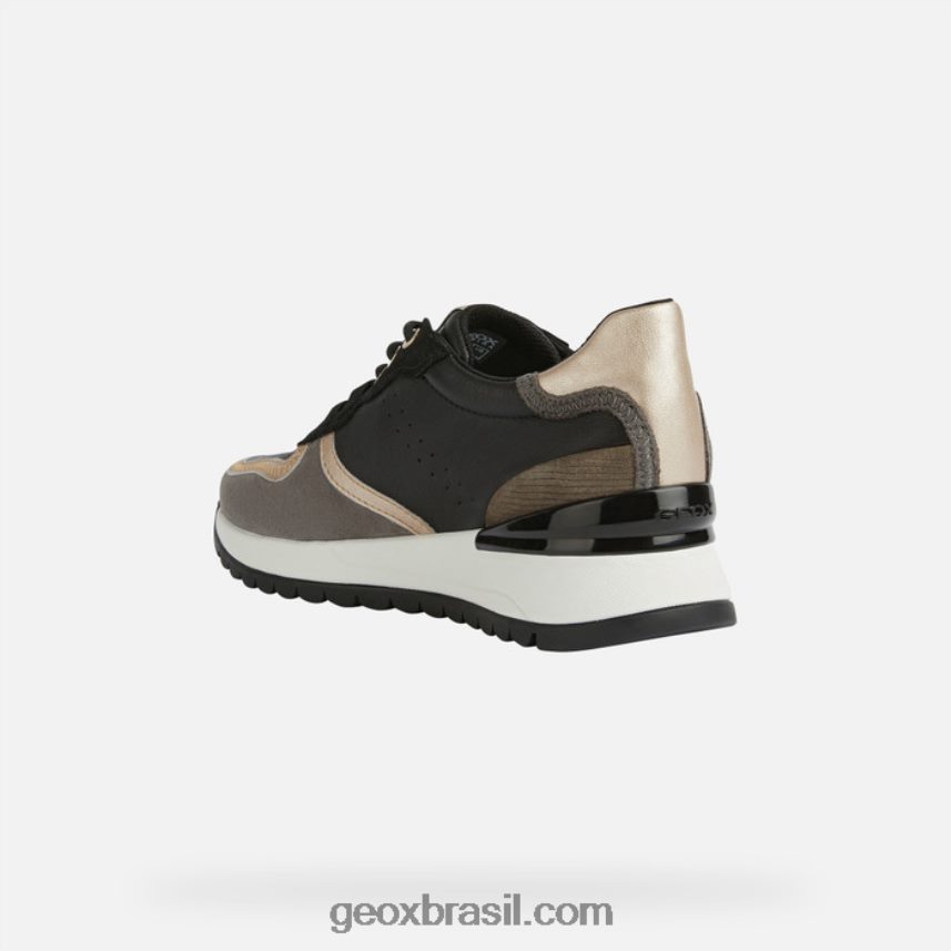 mulher desya preto/cinza escuro Geox 28TF8X191