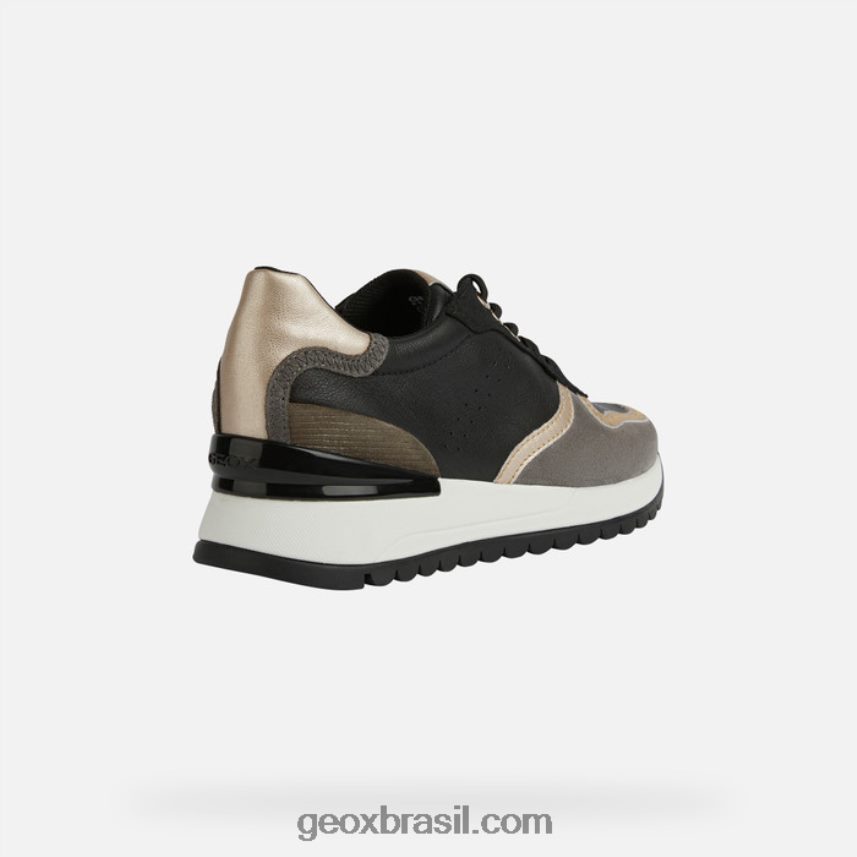 mulher desya preto/cinza escuro Geox 28TF8X191