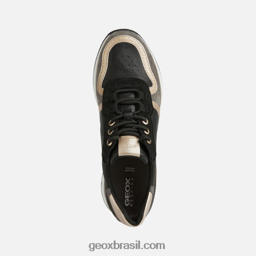 mulher desya preto/cinza escuro Geox 28TF8X191