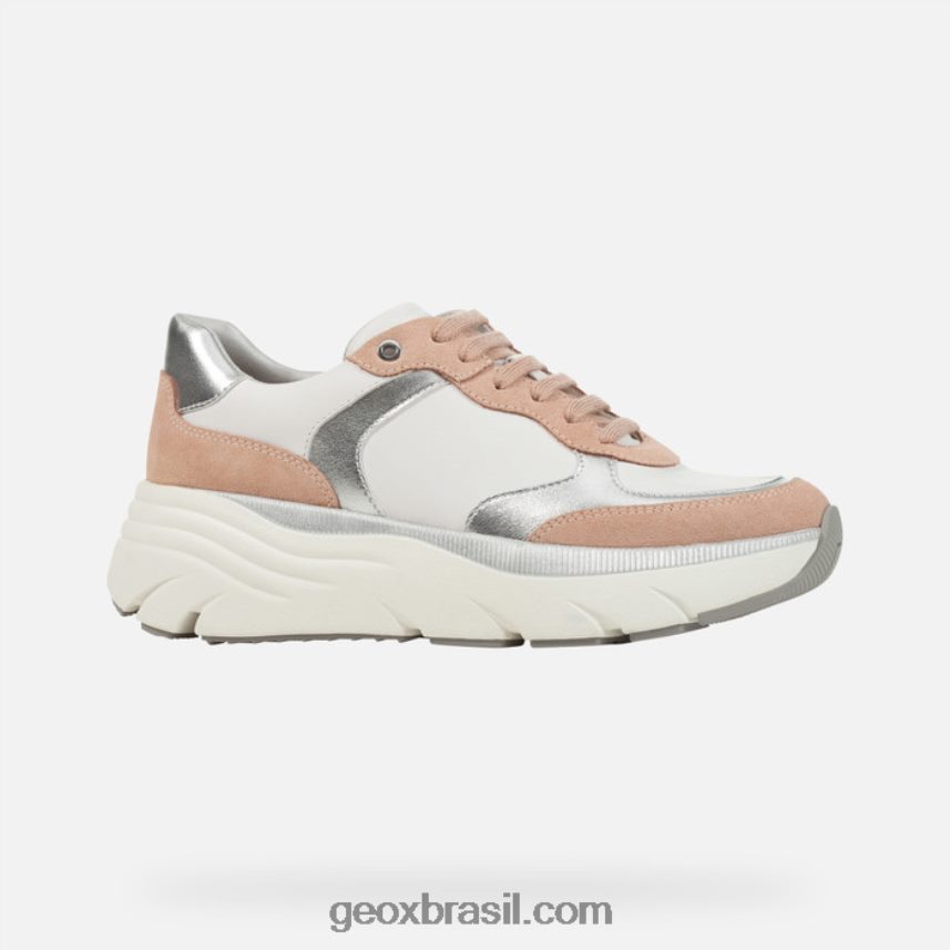 mulher diamanta branco/nude Geox 28TF8X224