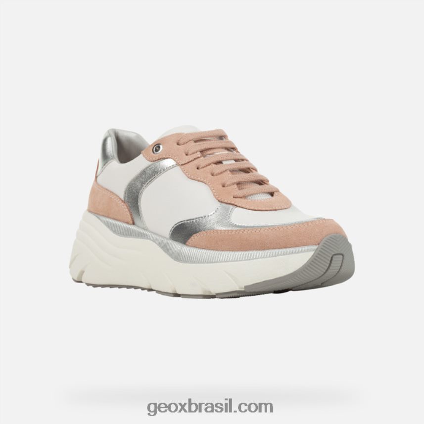 mulher diamanta branco/nude Geox 28TF8X224