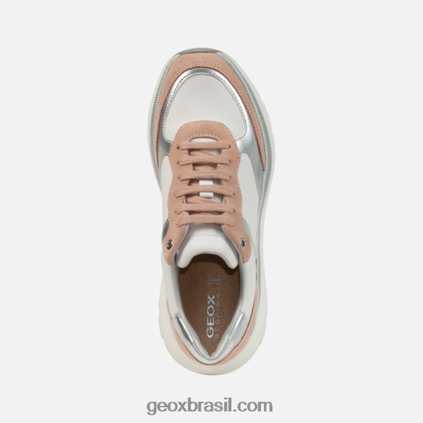 mulher diamanta branco/nude Geox 28TF8X224