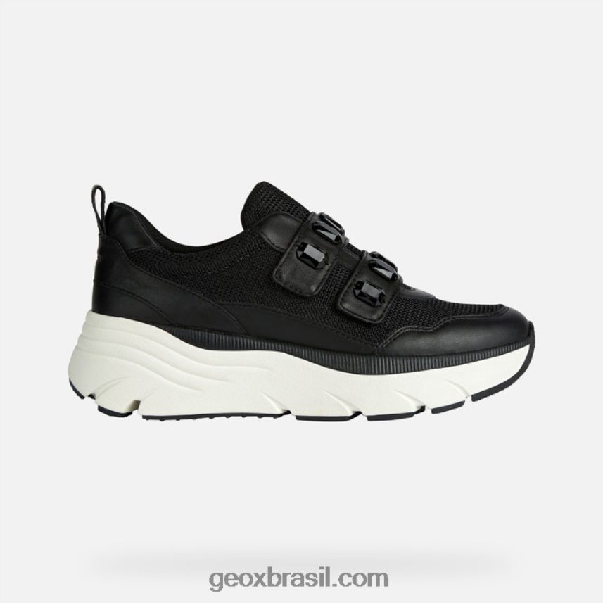 mulher diamanta preto Geox 28TF8X238