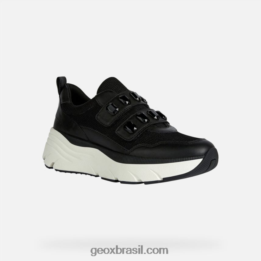 mulher diamanta preto Geox 28TF8X238