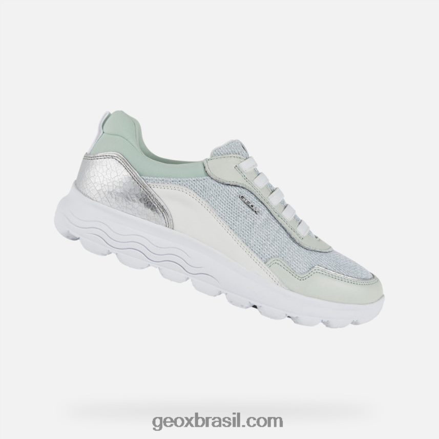 mulher esférica menta/branco Geox 28TF8X1730