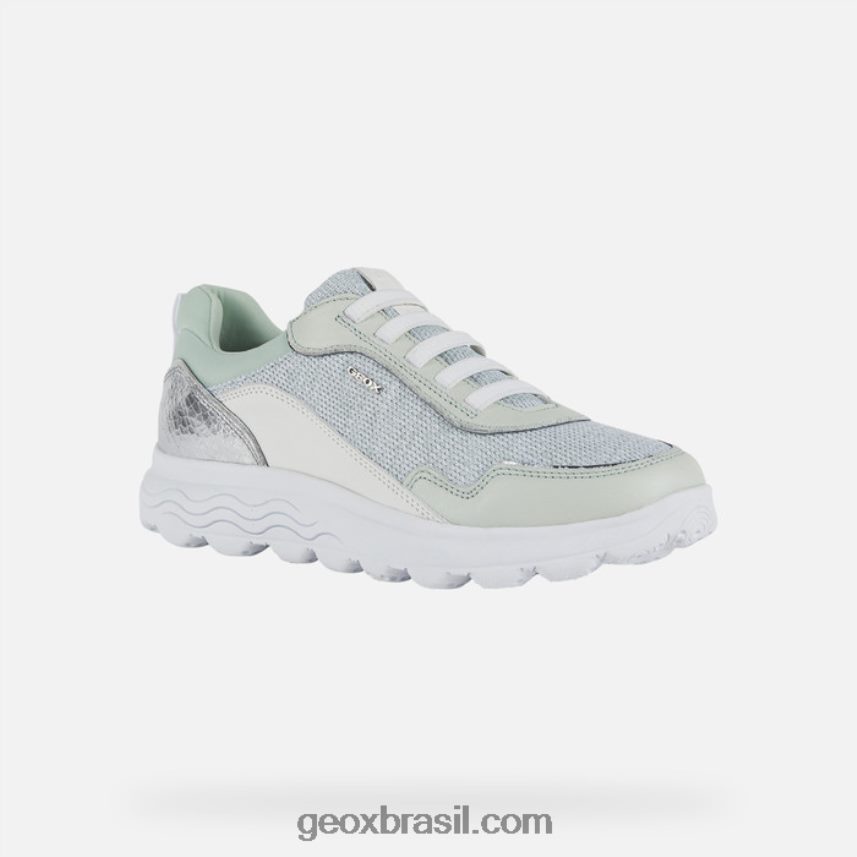 mulher esférica menta/branco Geox 28TF8X1730