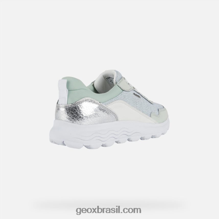 mulher esférica menta/branco Geox 28TF8X1730