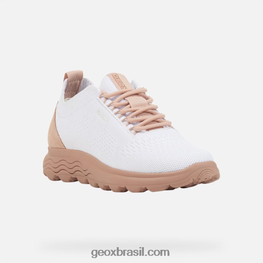 mulher esférica off white/nude Geox 28TF8X68