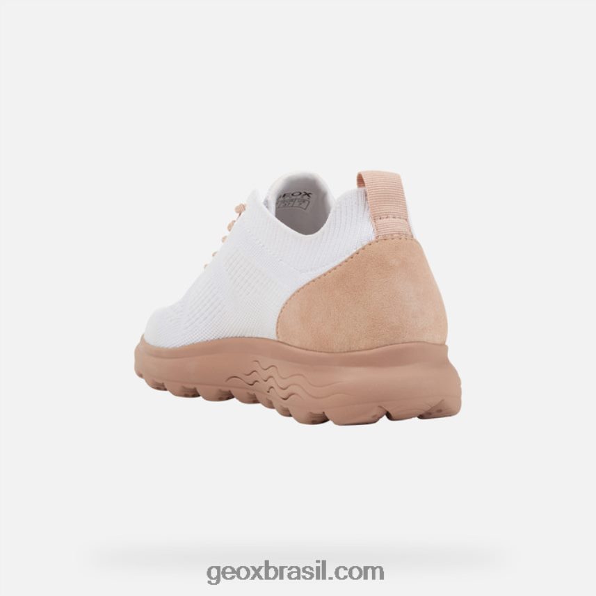 mulher esférica off white/nude Geox 28TF8X68