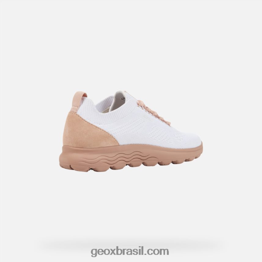 mulher esférica off white/nude Geox 28TF8X68