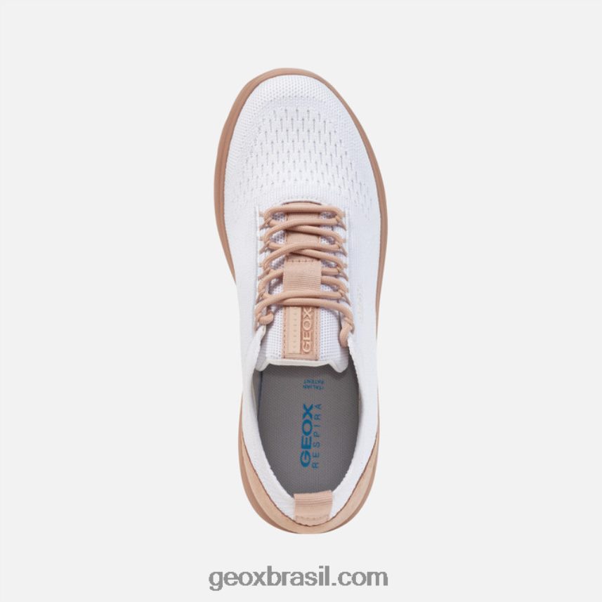 mulher esférica off white/nude Geox 28TF8X68