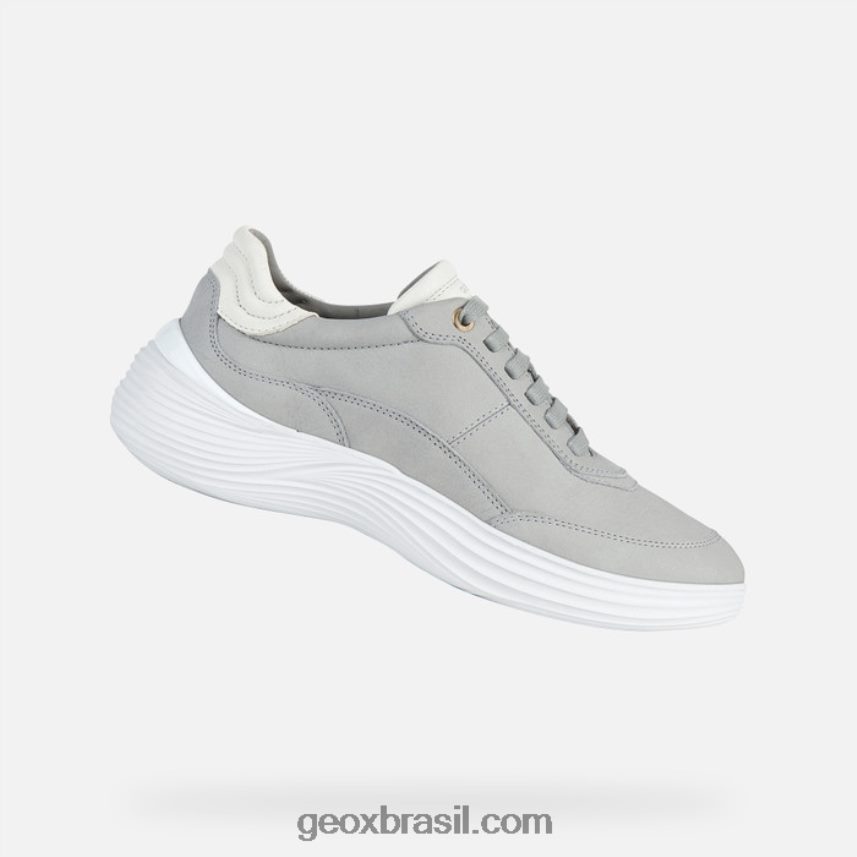 mulher fluctis cinza claro/branco Geox 28TF8X90