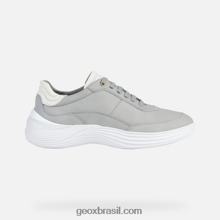 mulher fluctis cinza claro/branco Geox 28TF8X90