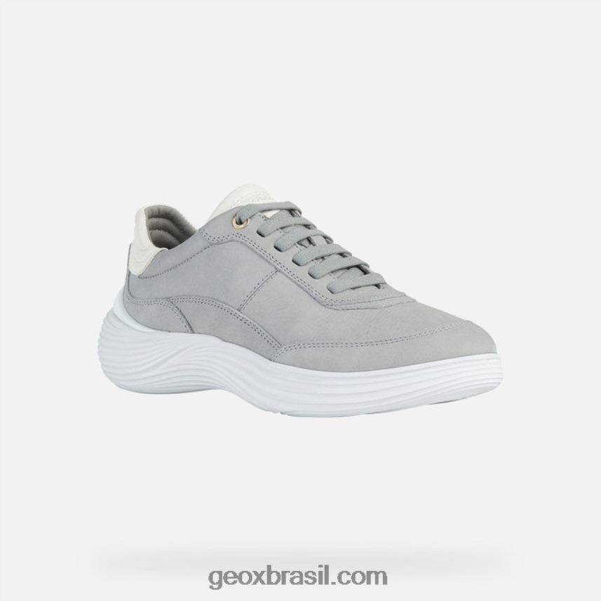 mulher fluctis cinza claro/branco Geox 28TF8X90