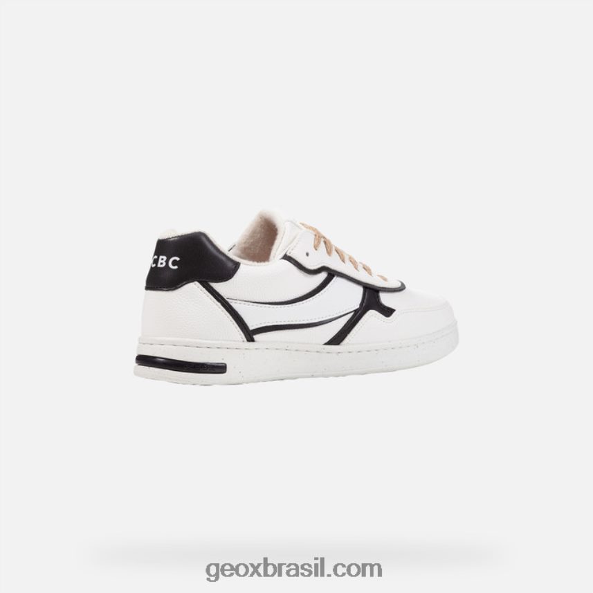 mulher jaysen Branco preto Geox 28TF8X296