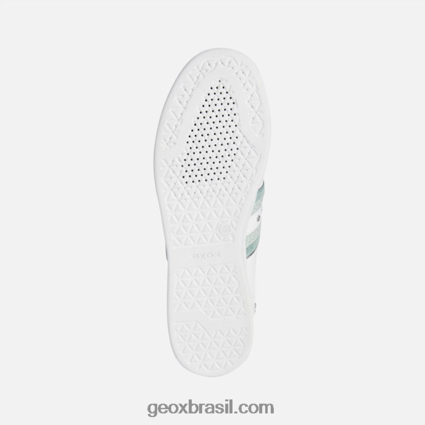 mulher jaysen branco/lt verde Geox 28TF8X318