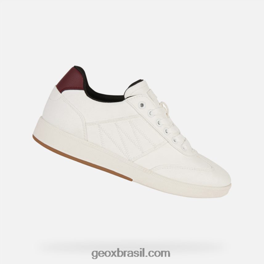 mulher meleda branco/escuro bordô Geox 28TF8X253