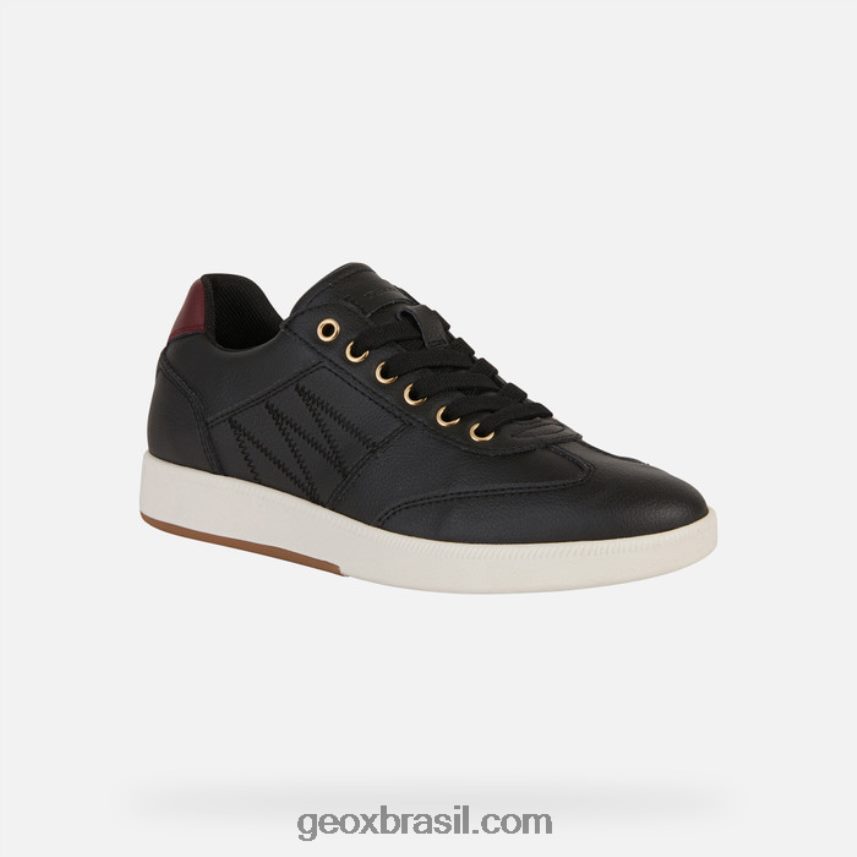 mulher meleda preto/dk bordô Geox 28TF8X254
