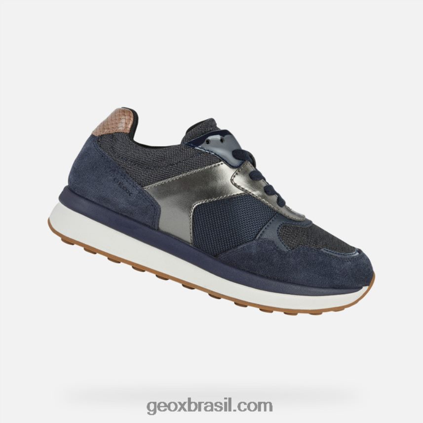 mulher runntix jeans escuro Geox 28TF8X382