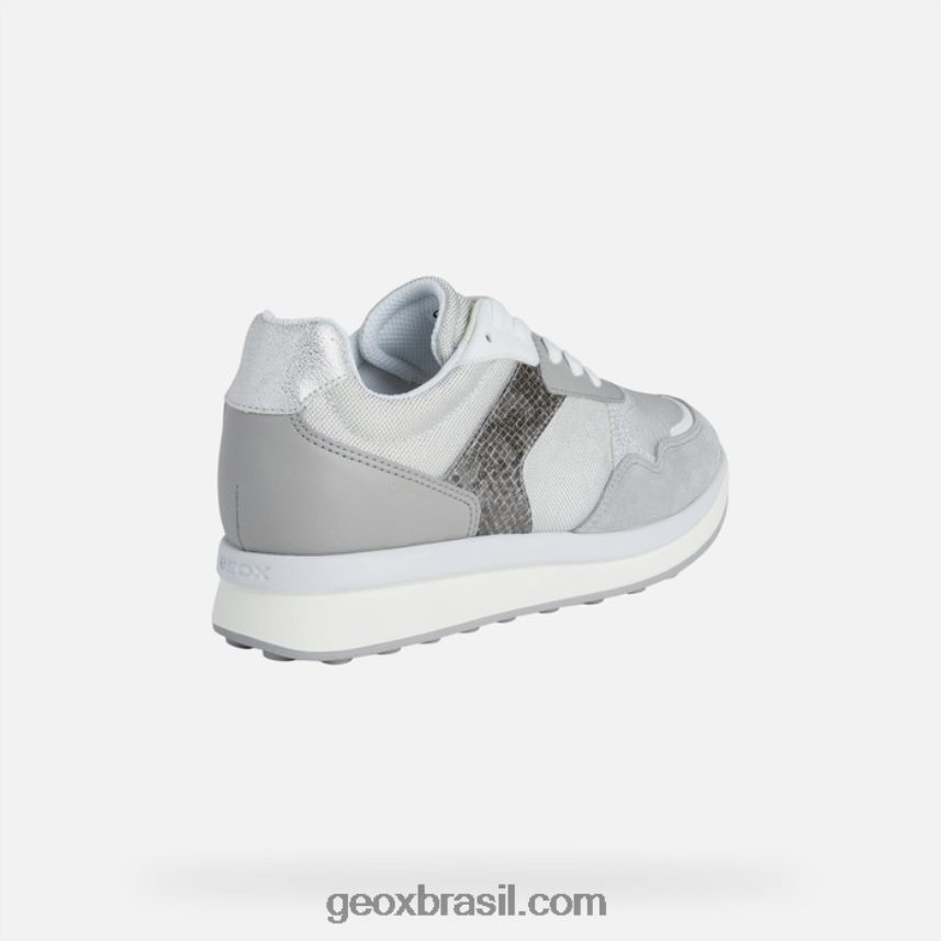 mulher runntix prata/cinza claro Geox 28TF8X381