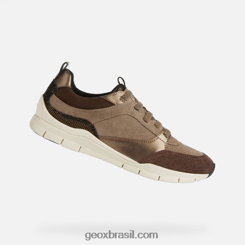 mulher sukie café/bege escuro Geox 28TF8X294