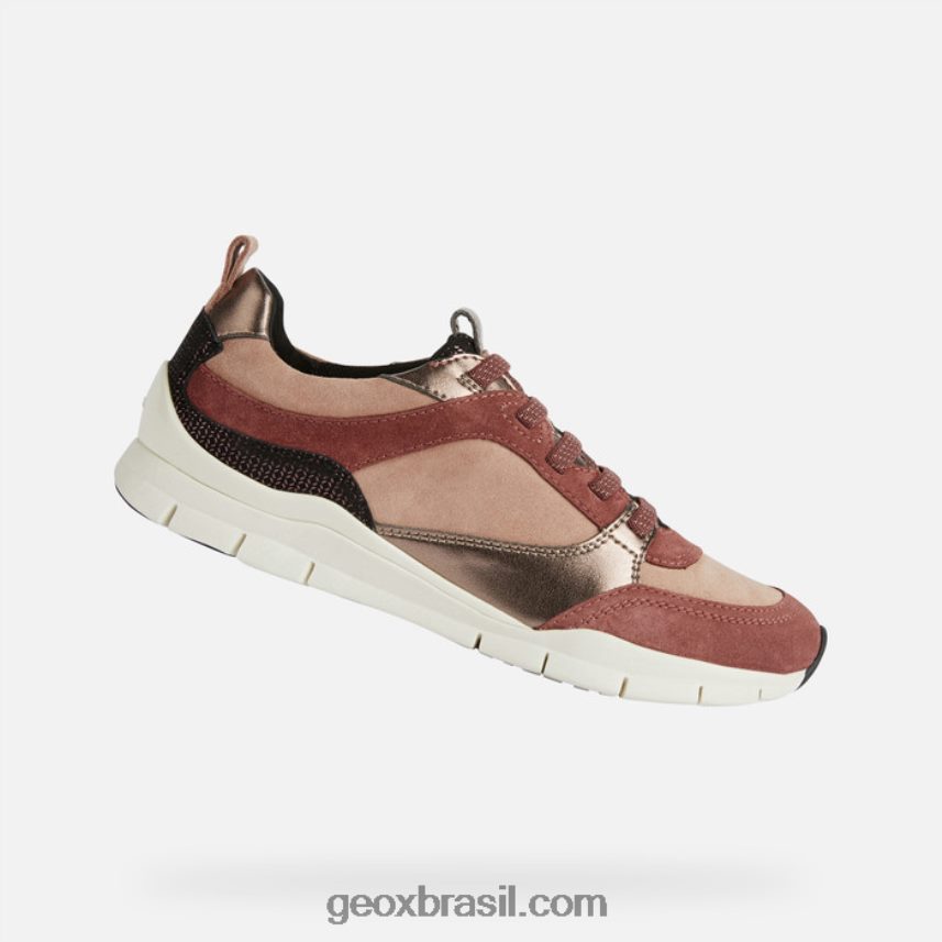 mulher sukie mogno/rosa escuro Geox 28TF8X295